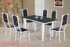 MESA MARMORE  C/6 CADEIRAS