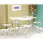 CONJUNTO MESA DOBRAVEL C/4 BANQUETAS